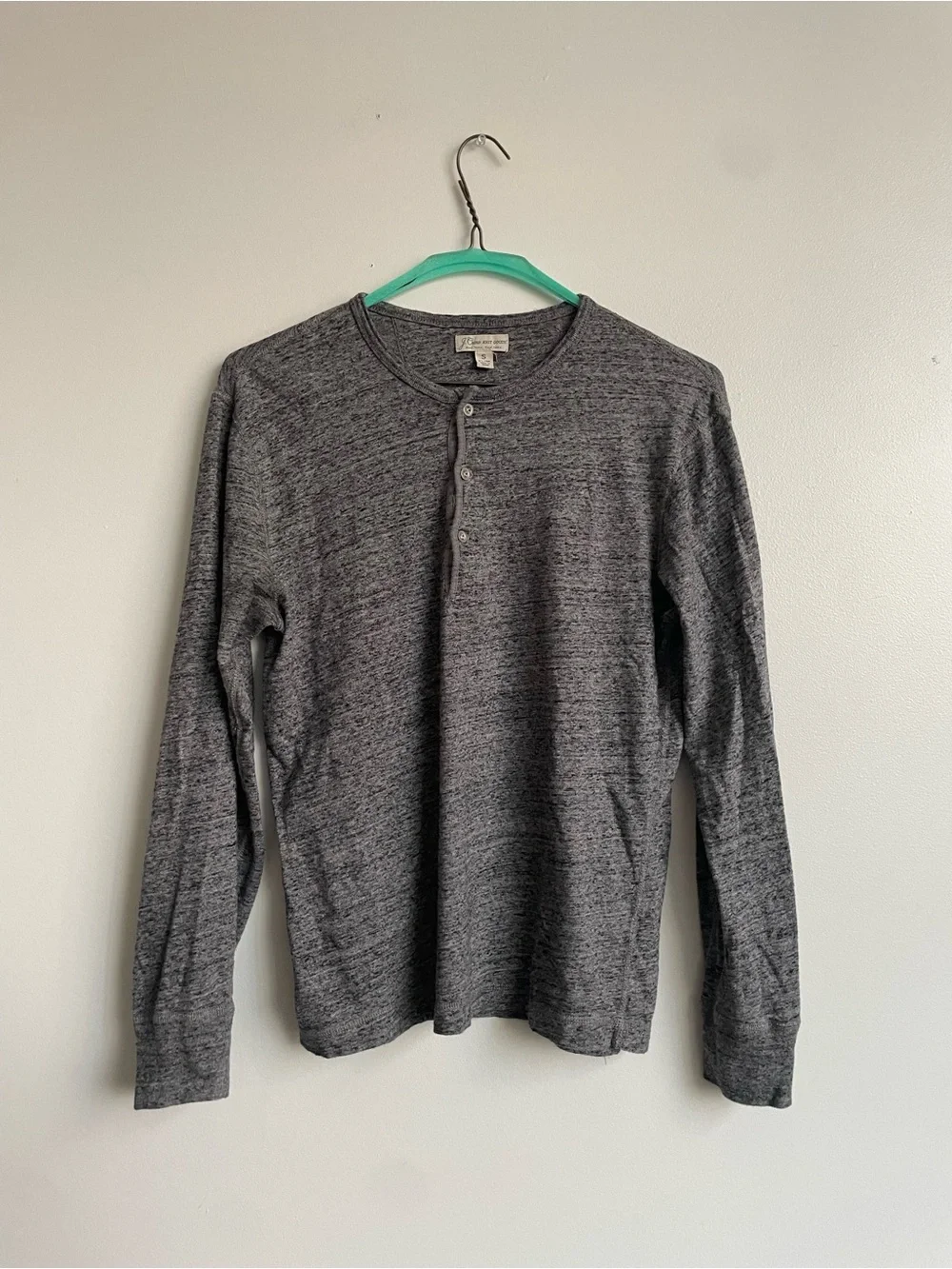 J. Crew Knit Goods Henley Long Sleeve Shirt
